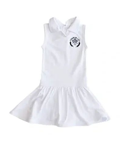 Charlie Lou Baby Girls' Tennis Dress - Baby In White