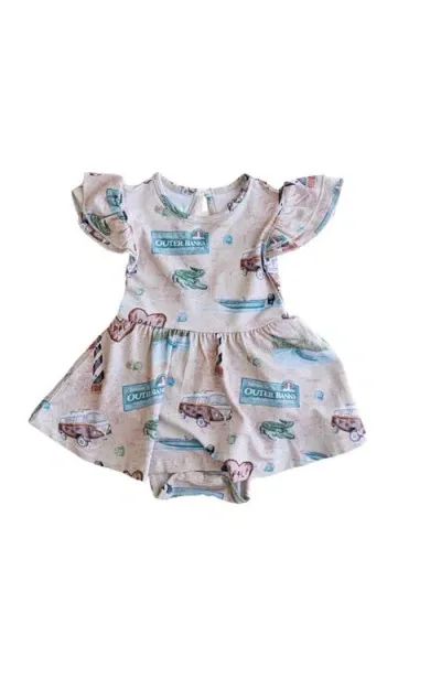 Charlie Lou Baby ® Baby Girl's Outer Banks Twirl Dress In Brown