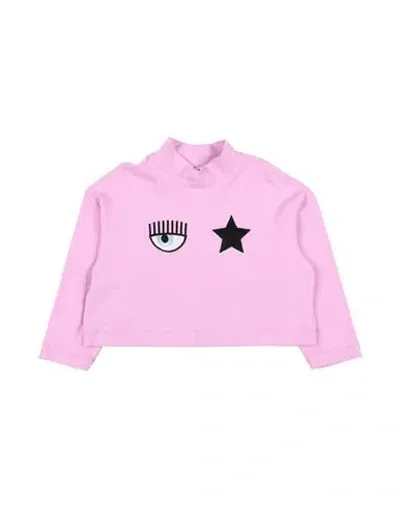 Chiara Ferragni Babies'  Toddler Girl T-shirt Pink Size 4 Cotton, Elastane