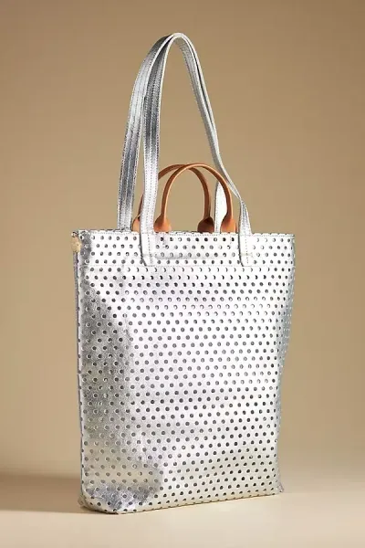 Clare V Micheline Bag In Silver