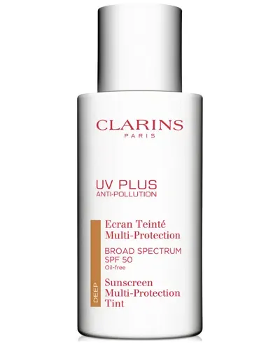 Clarins Uv Plus Anti-pollution Tinted Face Sunscreen Spf 50 In Deep