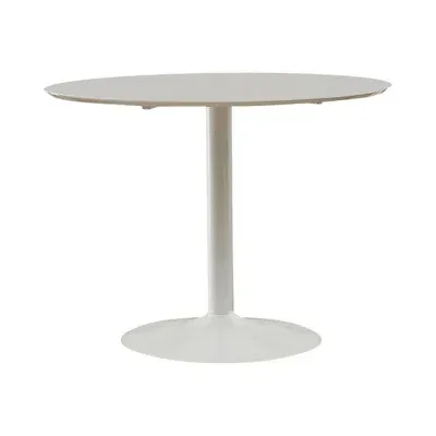 Coaster Lowry Round Dining Table White