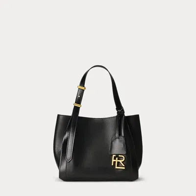 Collection Rl 888 Calfskin Mini Tote In Black