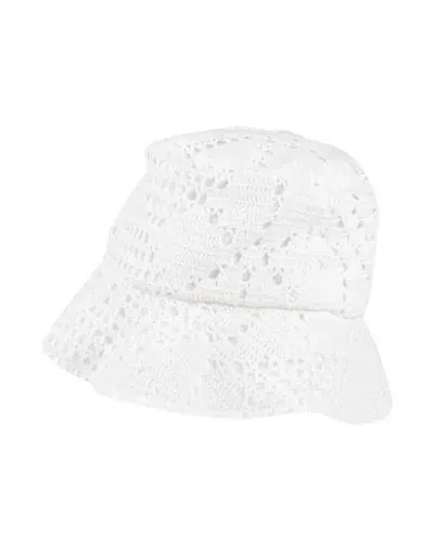 Comme Des Garçons Shirt Man Hat White Size Onesize Cotton