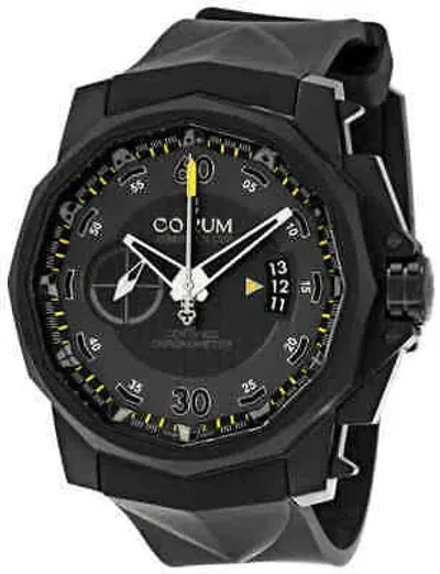 Pre-owned Corum Admirals Cup Chronograph Titanium Grey Dial Men's Watch 960101940371-an12