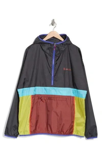 Cotopaxi Teca Water Repelent Half-zip Windbreaker In Slow Down