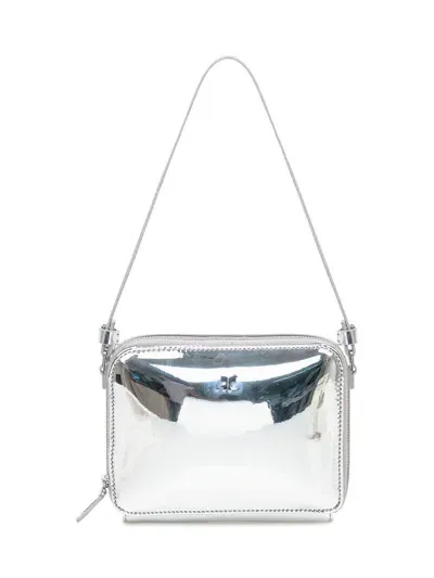 Courrèges Cloud Chained Bag In Silver