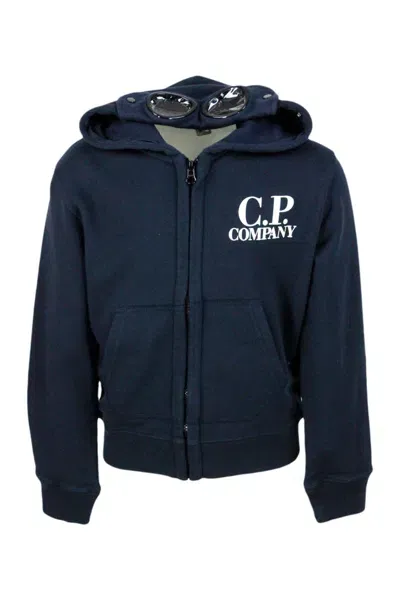 C.p. Company Kids' Sweater In Blue