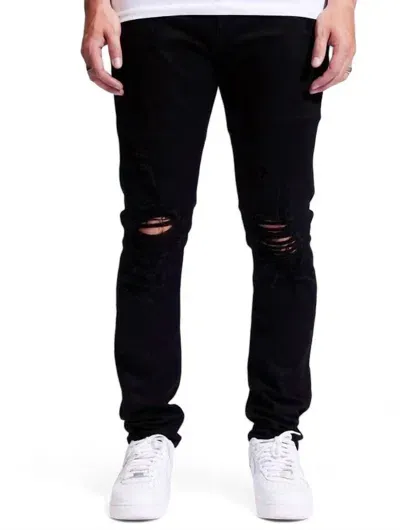 Crysp Denim Men's Atlantic Denim Jeans In Jet Black