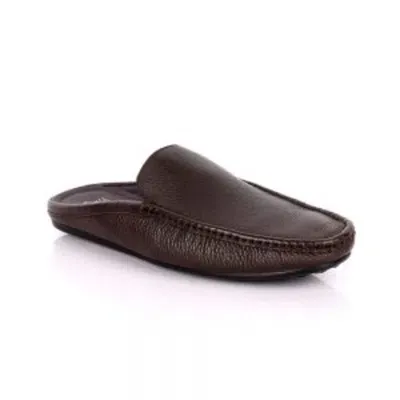 David Wej Men's Soft Leather Slip On Loafers – Brown