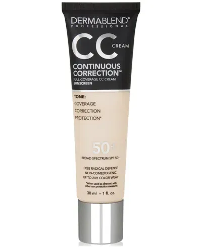 Dermablend Continuous Correction Cc Cream Spf 50+ In 10n