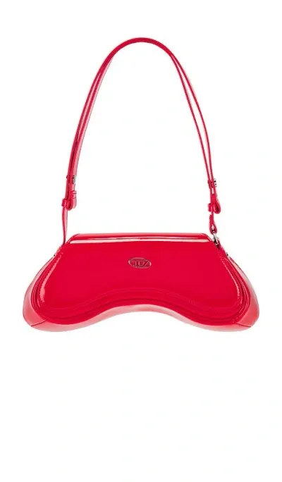 Diesel Play Crossbody Bag In Fiery Red