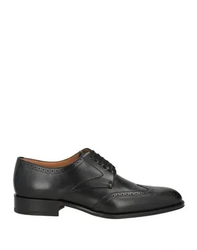 Dior Homme Man Lace-up Shoes Black Size 8 Leather