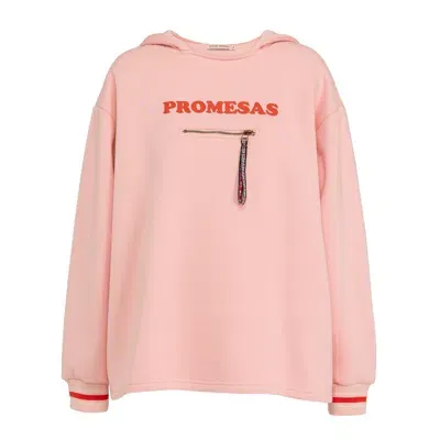 Dolores Promesas Women's Pink / Purple Sweatshirt Rosa Palo Promesas In Pink/purple