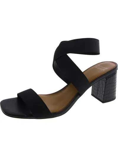 Donald J Pliner Parly Womens Casual Open Toe Block Heel In Black