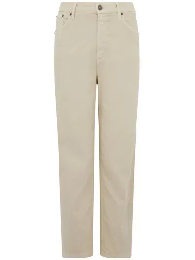 Dondup Beige Slim Fit Pant In Off White