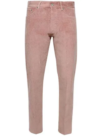 Doppiaa Five-pocket Trousers In Pink