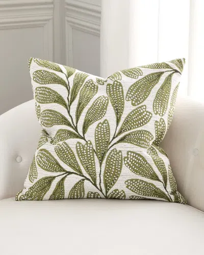 D.v. Kap Home Labelle Decorative Pillow, 24" Square In Green