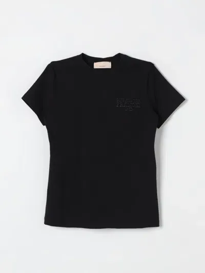 Elisabetta Franchi La Mia Bambina T-shirt  Kids Color Black In Schwarz