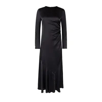 Ellie Makir Women's Cascade Dress - Black