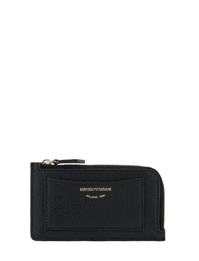 Emporio Armani Wallets Black