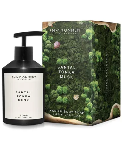 Environment Los Angeles Environment Hand Soap Inspired By Le Labo Santal® And 1 Hotel® Santal, Tonka &  Musk In Black