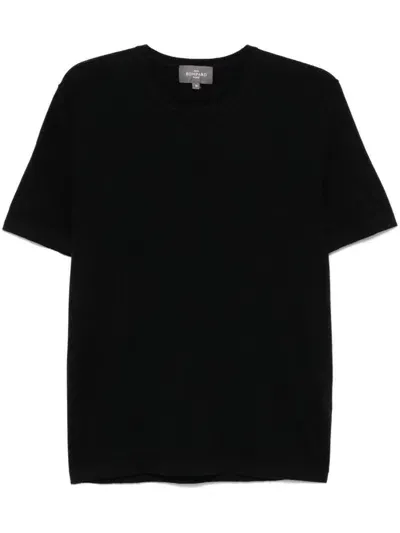 Eric Bompard Extrafine T-shirt In Black