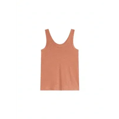 Ese O Ese Tank Lino In Blush From In Brown