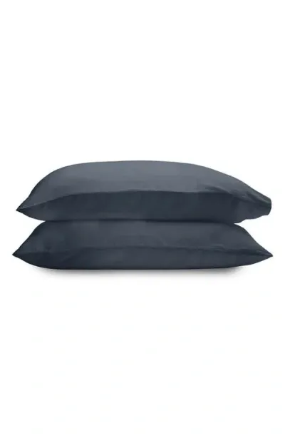 Ettitude Set Of 2 Sateen Pillowcases In Indigo