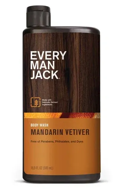 Every Man Jack Mandarin Vetiver Body Wash In White