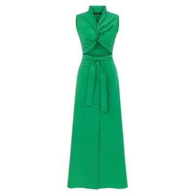 Feel The Lotus Women's Ella Maxi Dress In Green