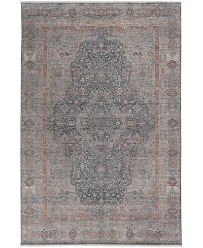 Feizy Marquette 3778f 6'7''x9'10'' Area Rug In Gray,blue