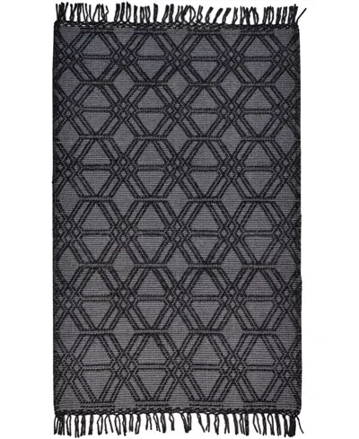 Feizy Phoenix 0807f 5'x7'6" Area Rug In Black,gray