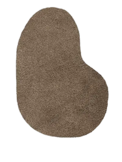 Ferm Living Forma Wool Rug In Brown