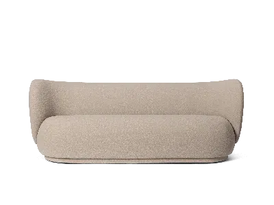 Ferm Living Rico Sofa 3 In Neutral