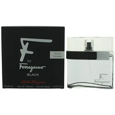 Ferragamo F Black By Salvatore , 3.4 oz Eau De Toilette Spray For Men In Multi