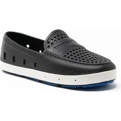 Floafers Kids' London Loafer In Black/brilliant Blue