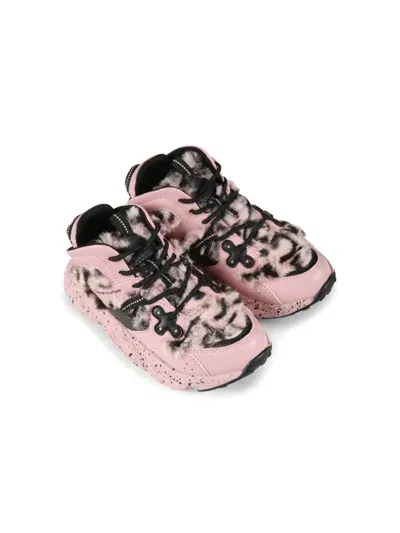 Flower Mountain Kids' Yamano Sneakers In Pink