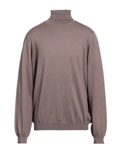 Fred Mello Man Turtleneck Dove Grey Size Xxl Cotton, Wool