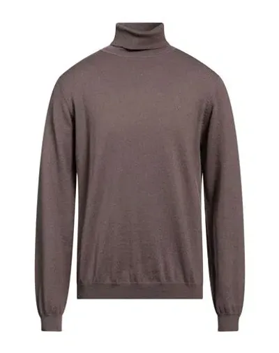 Fred Mello Man Turtleneck Dove Grey Size Xxl Viscose, Polyamide