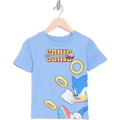 Freeze Kids' Sonic The Hedgehog™ Wrap T-shirt In Light Blue