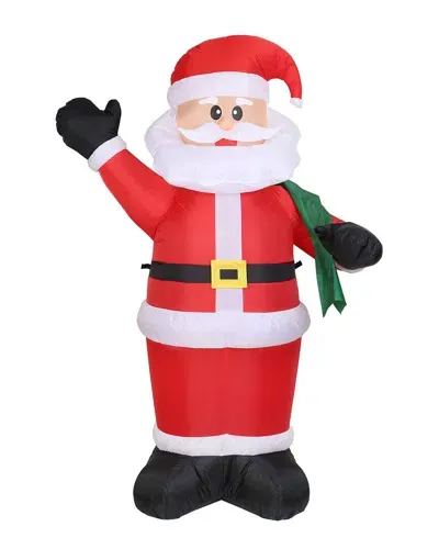 Fresh Fab Finds 6.4ft Inflatable Christmas Giant Santa Claus In Black