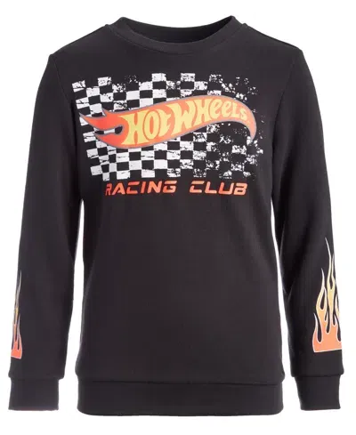 Grayson Threads, The Label Kids' Big Boys Hot Wheels Graphic Sweatshirt In Black