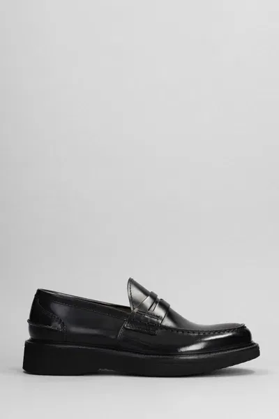 Green George Loafer In Black