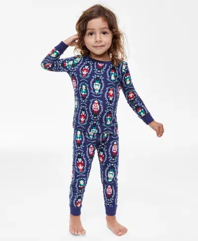 Holiday Lane Babies' Toddler Nutcracker Mix It Cotton Snug Fit Matching Family Pajamas Set, Created For Macy's