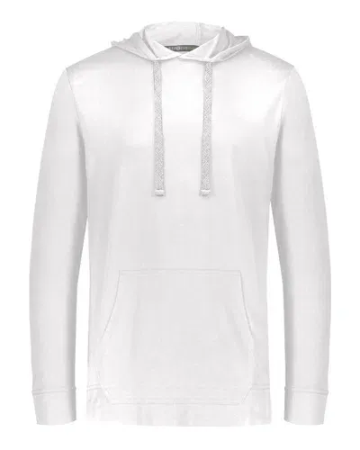 Holloway Men's Repreve Eco Hooded Sweatshirt In White