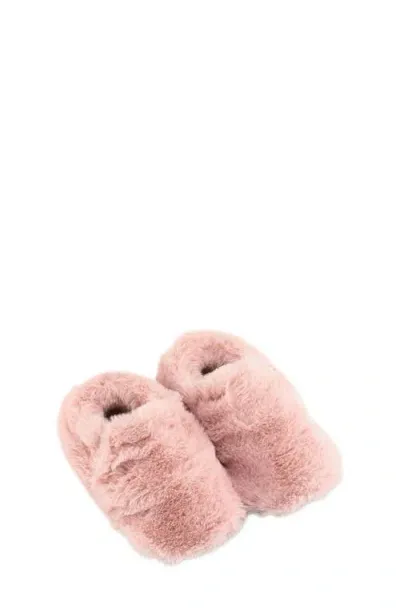 Hopfrög Furry Furry Faux Fur Slipper In Pink