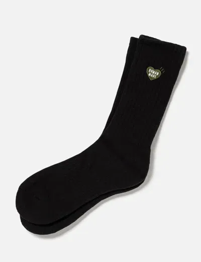 Human Made Pile Socks In Black