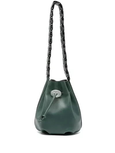 Iacobella Nirmala Shoulder Bag In Green