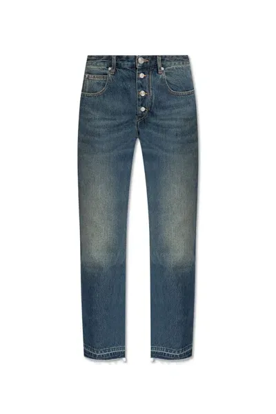 Isabel Marant Jemina High Waist Jeans In Blue